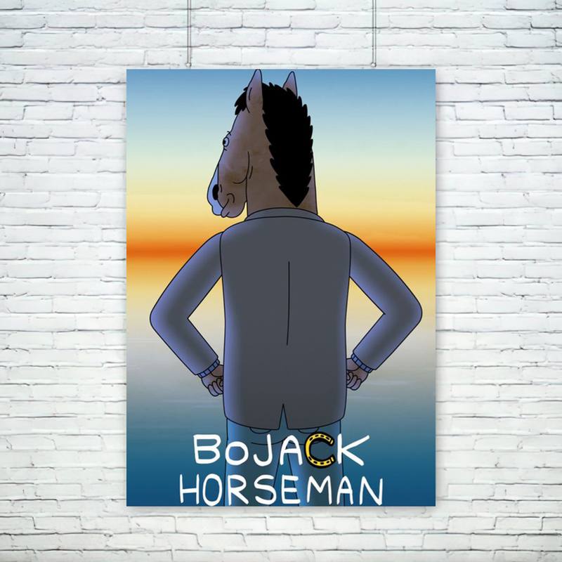 Anime B BoJack H Horsemans POSTER Wall Pictures For Living Room Fall Decor Small - Bojack Horseman Store