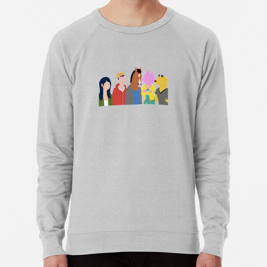 ssrcolightweight sweatshirtmensheather greyfrontsquare productx1000 bgf8f8f8 6 - Bojack Horseman Store