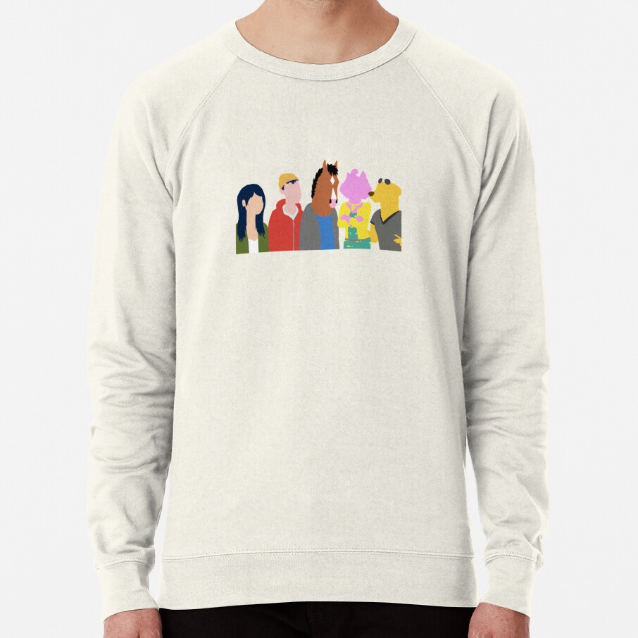 ssrcolightweight sweatshirtmensoatmeal heatherfrontsquare productx1000 bgf8f8f8 6 - Bojack Horseman Store